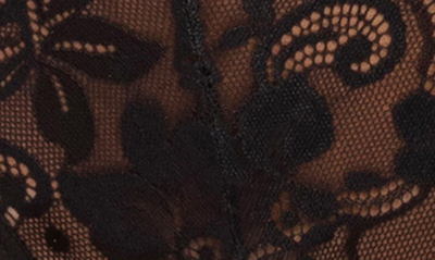 Oh La La Cheri Femi Lace & Mesh Underwire Teddy In Black