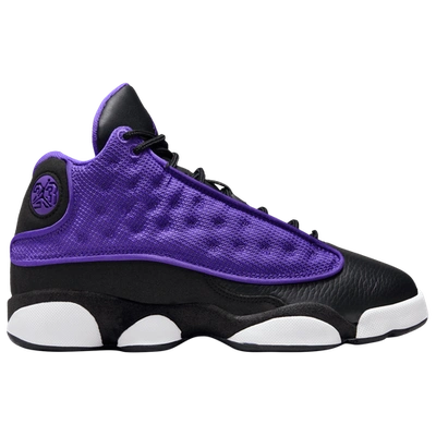 Shop Jordan Girls  Retro 13 In Purple Venom/white/black