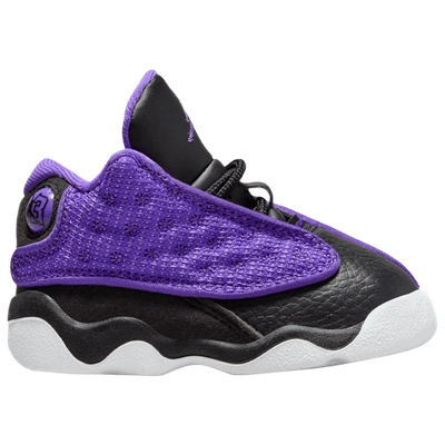 Shop Jordan Girls  Retro 13 In Purple Venom/black/white