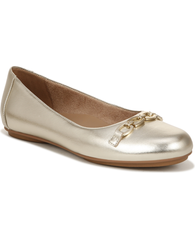 Shop Naturalizer Mira Ballet Flats In Champagne Leather