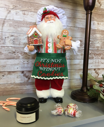 Santa's Workshop 15" It's Not Christmas Without Cookies Claus In Multi