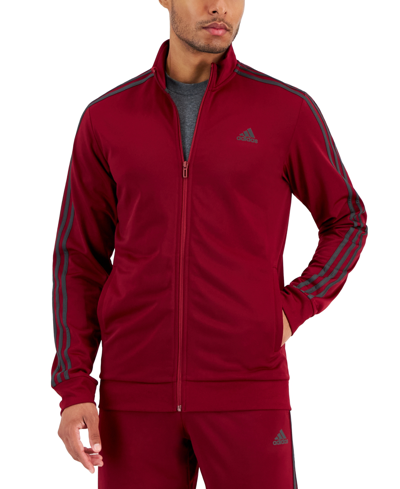 Adidas Originals Men's Tricot Track Jacket In Burg,dgh