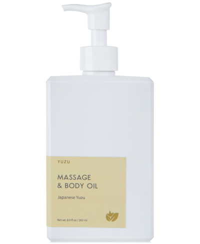 Shop Yuzu Soap Japanese Yuzu Massage & Body Oil, 8.9 Oz. In No Color