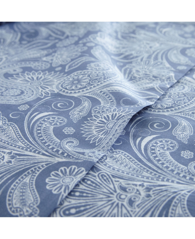 Southshore Fine Linens Perfect Paisley Sheet Set In White,coral