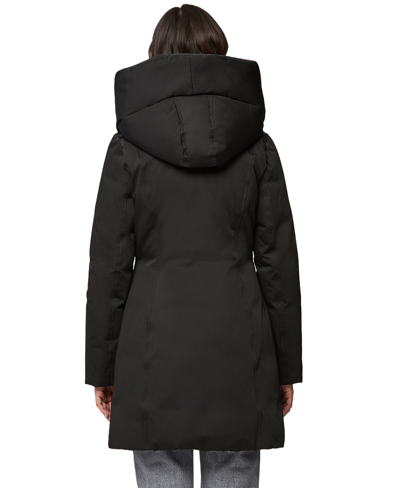 Shop Soia & Kyo Women's Camelia-c Down Coat In Black