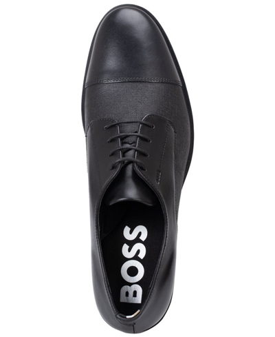 Shop Hugo Boss Hugo By  Men's Classic Colby Derby Shoes In Black