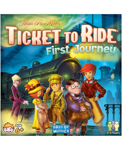 Asmodee North America, Inc. Asmodee Editions Ticket To Ride First Journey Strategy Board Game In Multi