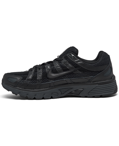 Shop Nike Men's P-6000 Premium Casual Sneakers From Finish Line In Black