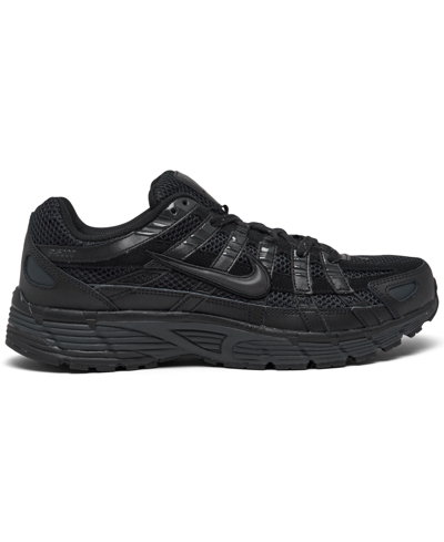 Shop Nike Men's P-6000 Premium Casual Sneakers From Finish Line In Black
