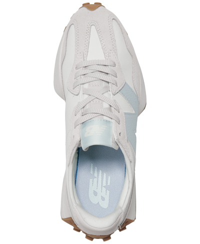 Shop New Balance Women's 327 Solstice Casual Sneakers From Finish Line In Ice Blue