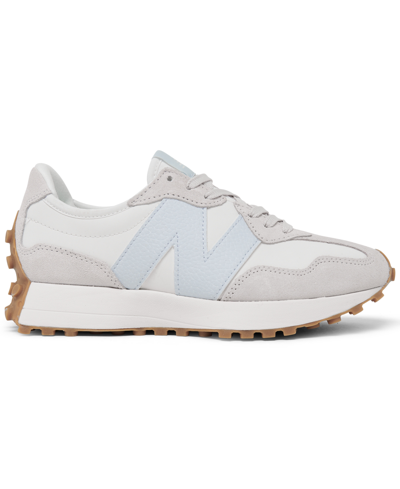 Shop New Balance Women's 327 Solstice Casual Sneakers From Finish Line In Ice Blue