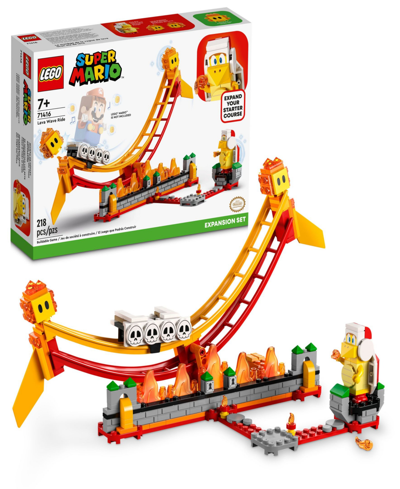 Shop Lego Super Mario Lava Wave Rideâ Expansion Set 71416 Building Set, 218 Pieces In Multicolor