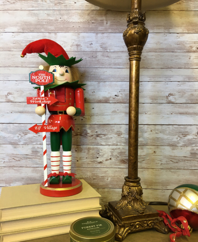 Shop Santa's Workshop 14" North Pole Elf Nutcracker In Red
