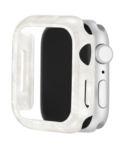 Shop Anne Klein Women's Ivory Acetate Apple Watch Bumper 44mm