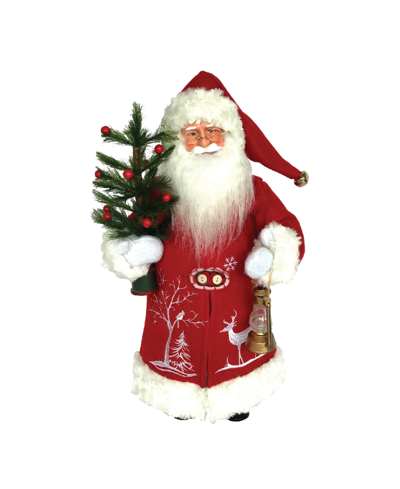 Shop Santa's Workshop 15" Winter Silhouette Claus In Red