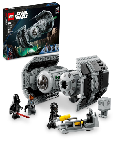 Shop Lego Star Wars Tie Bomber 75347 Toy Building Set With Darth Vader, Vice Admiral Sloane, Tie Bomber Pilot  In Multicolor