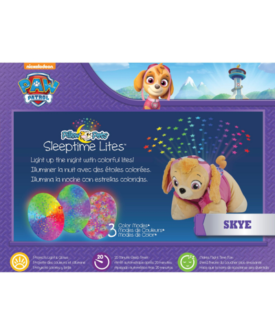 Pillow Pets Nickelodeon Skye Sleeptime Lite Night Light Plush Toy In Pink