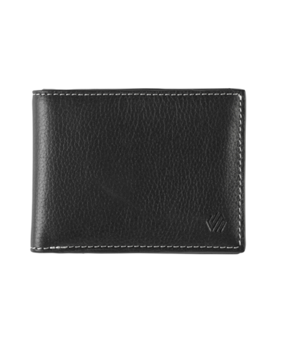 Shop Johnston & Murphy Men's Kingston Billfold Wallet In Black Pebbled