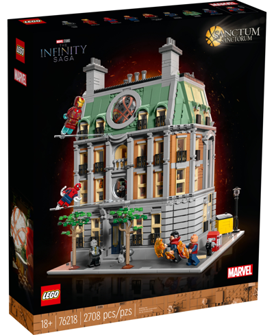 Shop Lego Marvel Doctor Strange's Sanctum Santorum 76218 Adult Toy Building Set With Doctor Strange, Wong, Iro In No Color