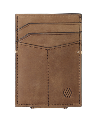 Shop Johnston & Murphy Men's Jackson Front Pocket Wallet In Tan Oiled
