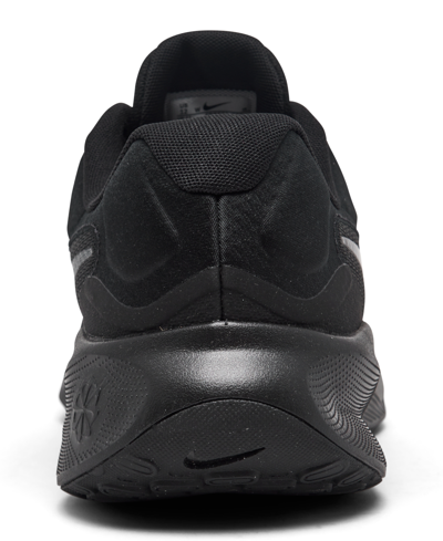 Shop Nike Men's Revolution 7 Wide-width Running Sneakers From Finish Line In Black,off Noir