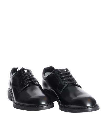 Shop Hogan H576 Derby Shoes In Black