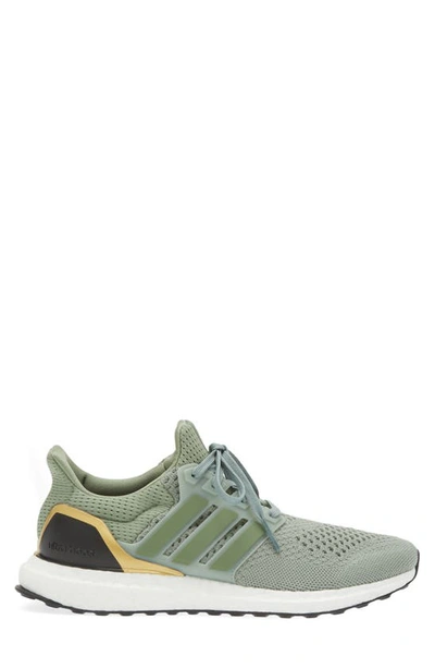 Shop Adidas Originals Ultraboost 1.0 Dna Running Sneaker In Green/ Green/ Gold Metallic