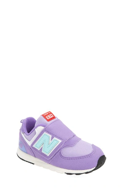 Shop New Balance Kids' 574 New B Sneaker In Violet Crush