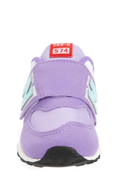 Shop New Balance Kids' 574 New B Sneaker In Violet Crush