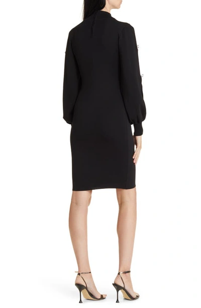 Eliza J Long Sleeve Sweater Dress In Black