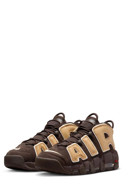 Shop Nike Air More Uptempo '96 Sneaker In Baroque Brown/ Sesame/ Ivory