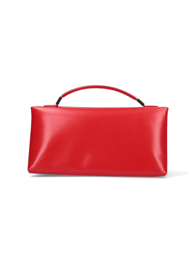 Shop Marni "prisma" Handbag In Red