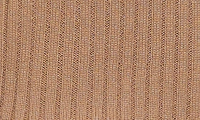 Shop River Island Dawn Long Sleeve Rib Midi Sweater Dress In Brown