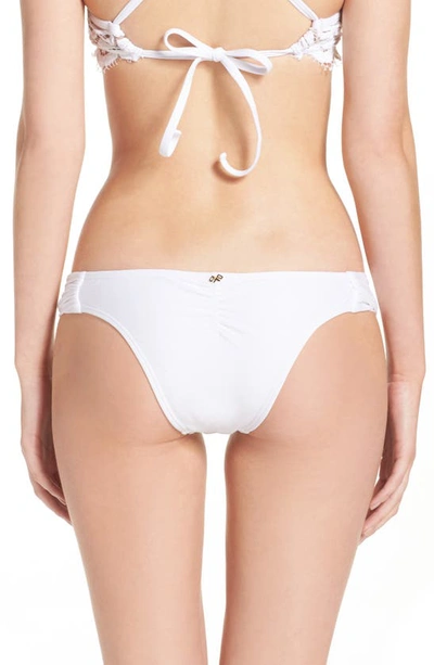 Shop Pilyq Pq Swim Brazilian Bikini Bottoms In Water Lily