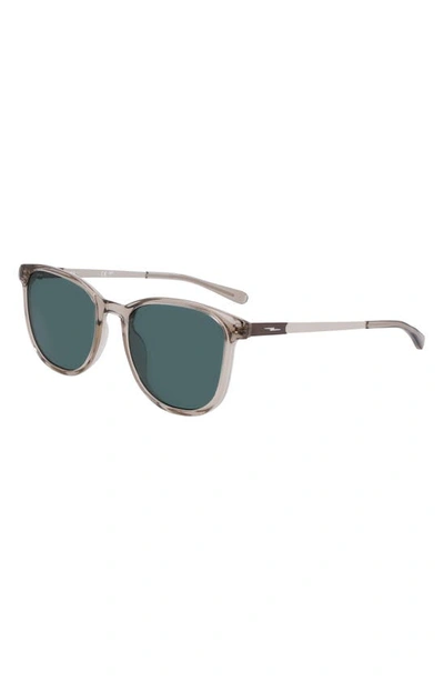 Shop Shinola 52mm Round Sunglasses In Crystal Fog