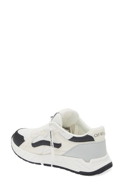Shop Off-white Runner B Sneaker In White/ Black