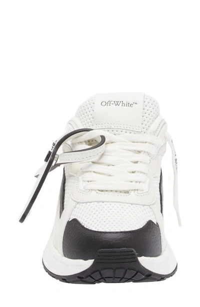 Shop Off-white Runner B Sneaker In White/ Black