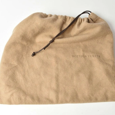 Shop Bottega Veneta Intrecciato Camel Leather Shoulder Bag ()