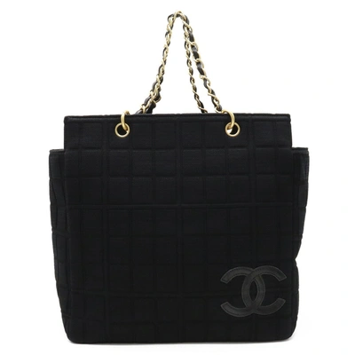 Tote Chanel Black in Cotton - 33166200
