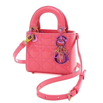 Lady dior pink online patent