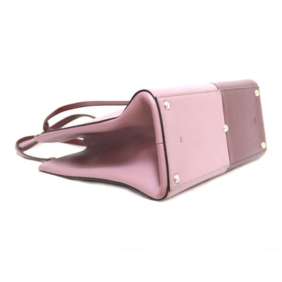 Shop Fendi 3jours Pink Leather Shoulder Bag ()