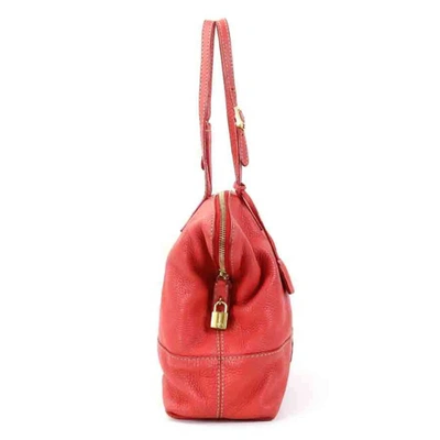 Shop Fendi Selleria Red Leather Shopper Bag ()