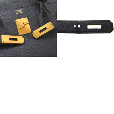 Birkin 30 leather handbag Hermès Black in Leather - 30307464