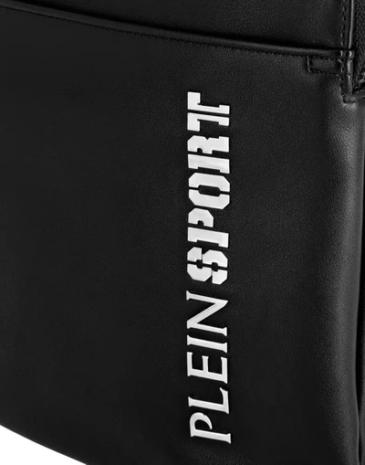 Shop Plein Sport Black Polyester Messenger Men's Bag
