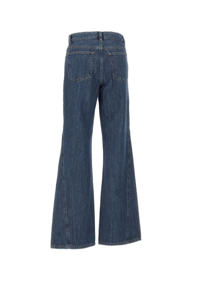 Shop Apc A.p.c. "jean Elle" Jeans In Blue