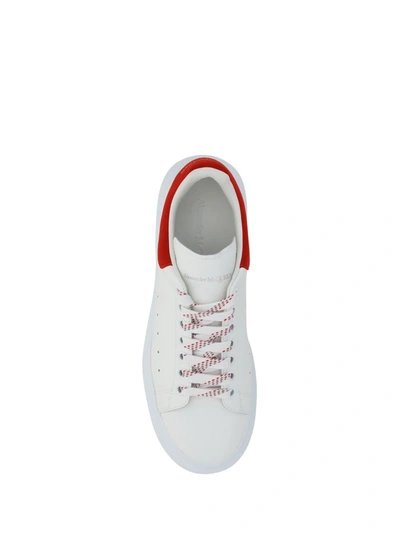 Shop Alexander Mcqueen Sneakers In White/lust Red