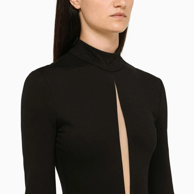 Shop David Koma Body Top With Cut-out In Black