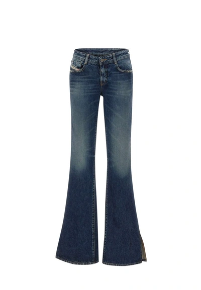 Shop Diesel "bootcut And Flare Jeans 1969 D-ebbey 09g92" Jeans In Blue