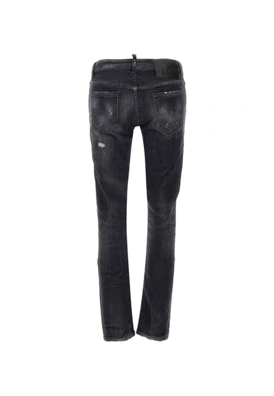 Shop Dsquared2 "jennifer" Jeans In Black