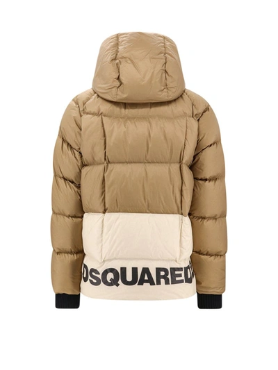 Shop Dsquared2 Puff Kaban In Beige